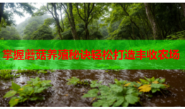 掌握蘑菇养殖秘诀轻松打造丰收农场