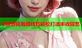 掌握蘑菇栽培技巧轻松打造丰收园艺